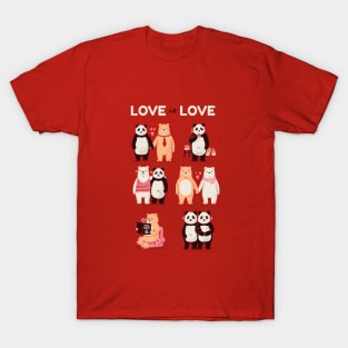 Love is Love - Being single is ok! T-Shirt